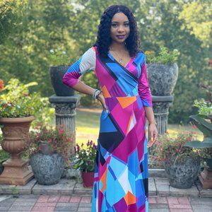 Ruffled Sleeve Dress